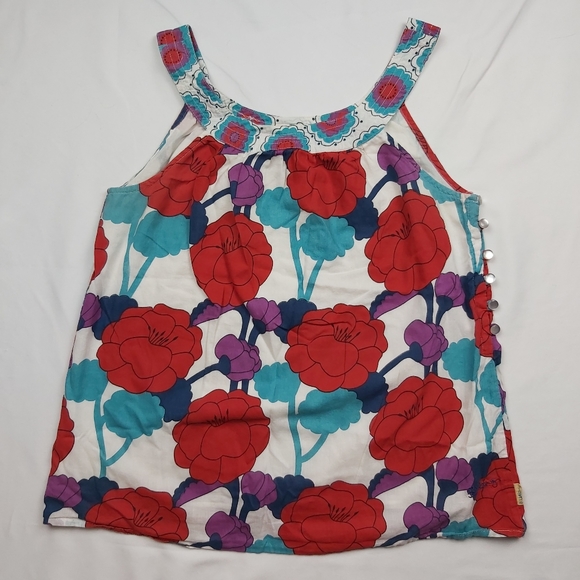 Billabong Cotton Tank Top Blouse - Picture 1 of 4